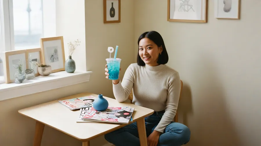 Sabores llamativos para público joven: lo que enseña el bubble gum azul con gel de coco