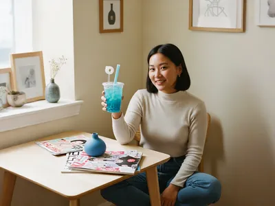 Sabores llamativos para público joven: lo que enseña el bubble gum azul con gel de coco