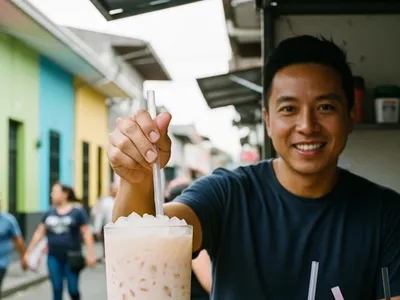 Bebidas de colores sin colorantes: lo que enseña el Rainbow Milk Tea