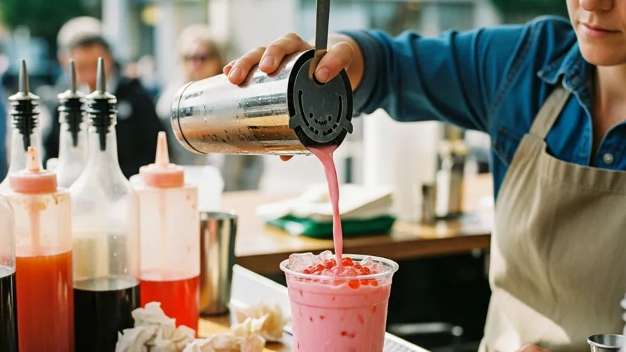 Milk tea de fresa estilo 'fusión': una receta para subir el ticket sin agregar SKU