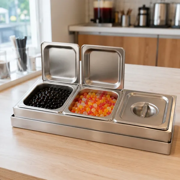 Contenedor de toppings