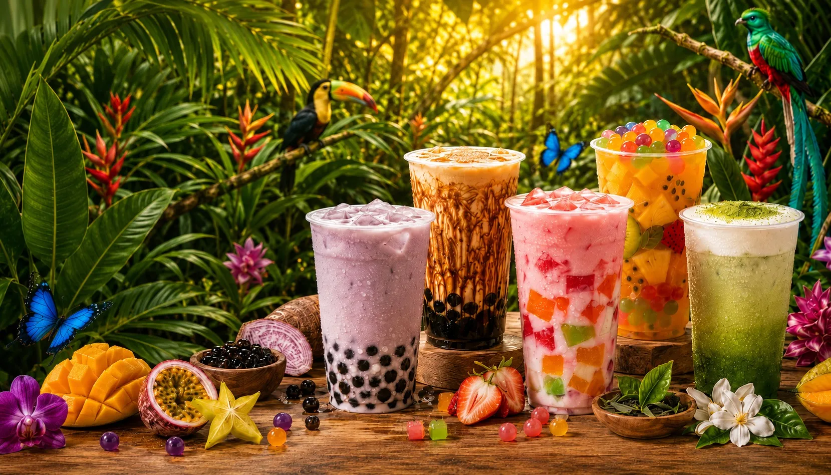Ingredientes premium para bubble tea Bobaboca