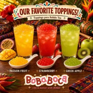 Toppings para bubble tea